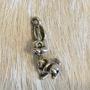 Sterling Rabbit Charm